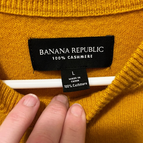 Banana Republic 100% Cashmere sweater sz Large - Picture 4 of 5